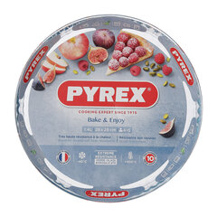 Krāsns veidne Pyrex Classic Vidrio, 27,7 x 27,7 x 3,5 cm (6 gab.) cena un informācija | Cepamais papīrs, trauki, formas | 220.lv