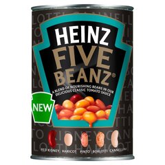 Piecu pupiņu maisījums tomātu mērcē Heinz, 12x415g cena un informācija | Konservēti produkti | 220.lv