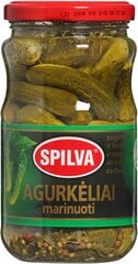 Spilva marinētie gurķi, 330 (190) G, 6 iepakojuma komplekts cena un informācija | Konservēti produkti | 220.lv