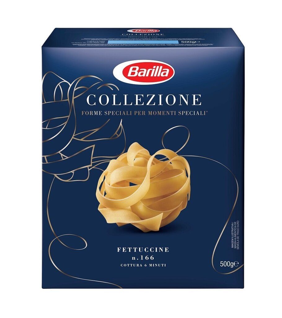 Barilla fettuccine makaroni 500g, 6 iepakojuma komplekts cena un informācija | Makaroni | 220.lv