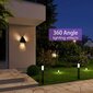 MQHOBO LED sienas gaismeklis, 3000K, IP65, 9W, melns цена и информация | Sienas lampas | 220.lv