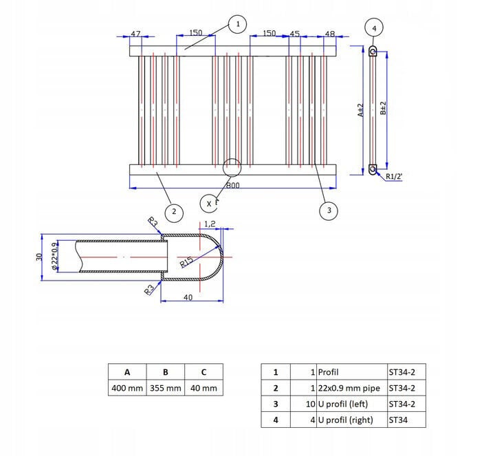 Vannas istabas radiators, Granitan, melns цена и информация | Dvieļu žāvētāji | 220.lv