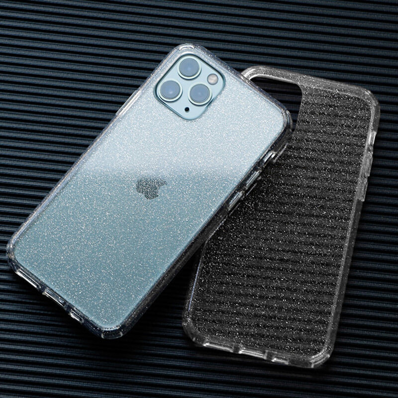 Crystal Glitter vāciņš - iPhone 13 Pro Max, caurspīdīgs cena un informācija | Telefonu vāciņi, maciņi | 220.lv
