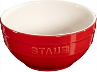 Набор из 4 круглых мисок Staub 40508-146-0 - красный, 14 см цена и информация | Посуда, тарелки, обеденные сервизы | 220.lv