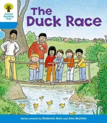 Oxford Reading Tree: Level 3: First Sentences: The Duck Race: The Duck Race, Level 3 cena un informācija | Grāmatas pusaudžiem un jauniešiem | 220.lv