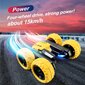 RC triku sacīkšu auto visurgājējs ar LED apgaismojumu un 3D teksta projektoru Tornado Stunt Car cena un informācija | Rotaļlietas zēniem | 220.lv