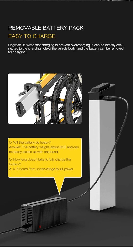 Elektriskais velosipēds BEZIOR X500 PRO, melns/dzeltens, 500W, 10.4Ah cena un informācija | Elektrovelosipēdi | 220.lv