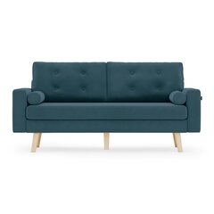 Dīvāns Homede Mandi 3P, zils cena un informācija | Dīvāni | 220.lv