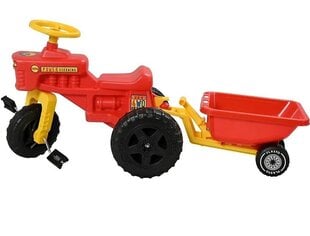 Minams Traktors Plasto, sarkans cena un informācija | Rotaļlietas zēniem | 220.lv