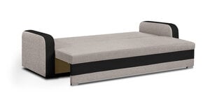 Трехместный диван Condi, бежевый/черный цвет цена и информация | Диваны | 220.lv