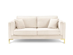 Divvietīgs dīvāns Luis 2, smilškrāsas/zeltainas krāsas цена и информация | Диваны | 220.lv