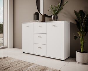 Комод ADRK Furniture Zona, белый цвет цена и информация | Комоды | 220.lv