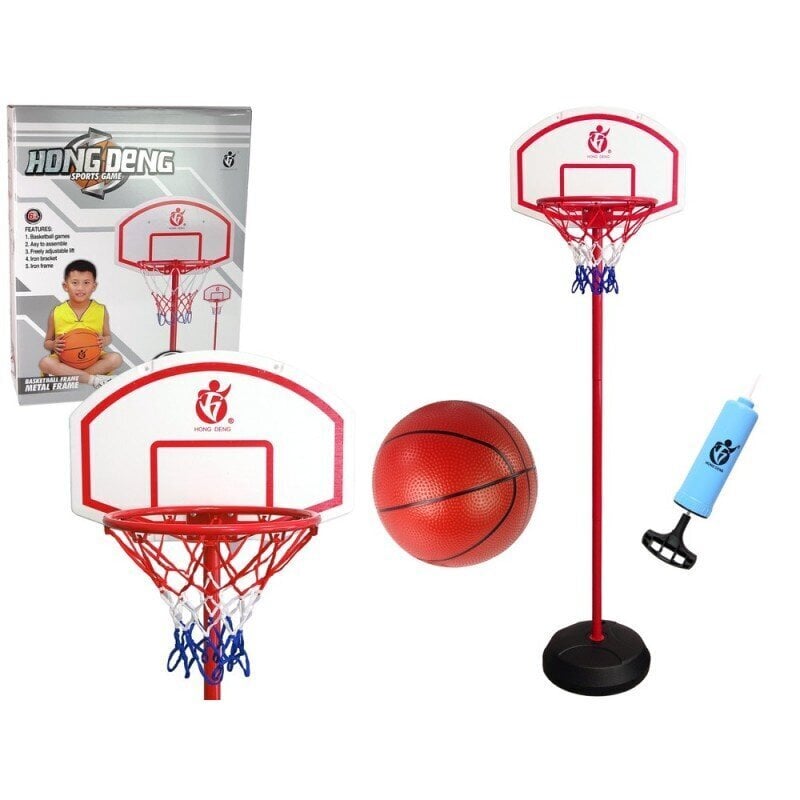 Bērnu basketbola komplekts ar bumbu Import LEANToys cena un informācija | Basketbola statīvi | 220.lv