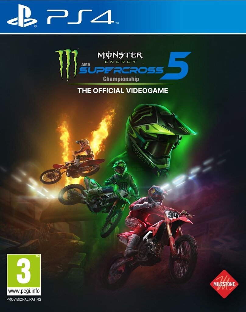 Компьютерная игра Monster Energy Supercross 5, PS4 цена | 220.lv