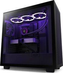 NZXT H7 Flow Black Mid Tower cena un informācija | Datoru korpusi | 220.lv