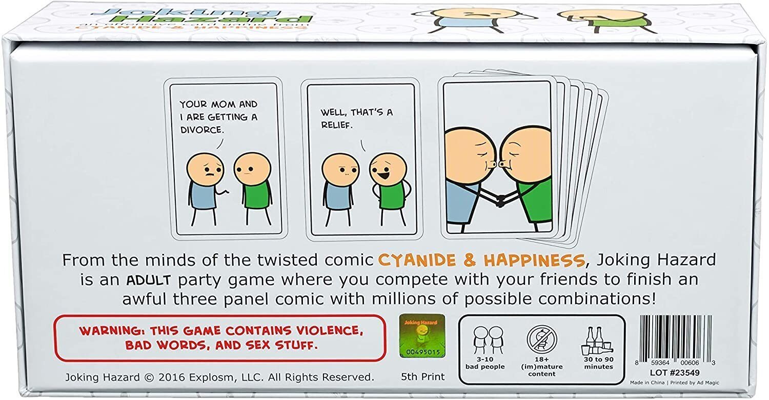 Galda spēle Joking Hazard Cyanide & Happiness the Boardgame, ENG cena un informācija | Galda spēles | 220.lv