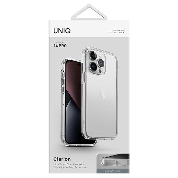 UNIQ etui Clarion iPhone 14 Pro 6,1" Przeźroczysty|Lucent clear cena un informācija | Telefonu vāciņi, maciņi | 220.lv