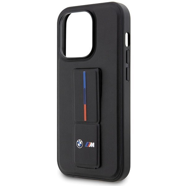 Etui BMW BMHCP14L22GSLK iPhone 14 Pro 6.1" czarny|black hardcase Grip Hot Stamp cena un informācija | Telefonu vāciņi, maciņi | 220.lv