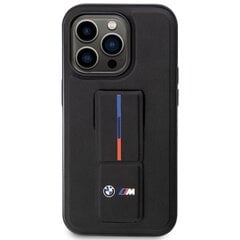 Etui BMW BMHCP14L22GSLK iPhone 14 Pro 6.1" czarny|black hardcase Grip Hot Stamp cena un informācija | Telefonu vāciņi, maciņi | 220.lv