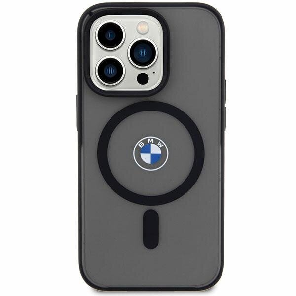 Etui BMW BMHMP14MDSLK iPhone 14 Plus 6.7" czarny|black hardcase Signature MagSafe cena un informācija | Telefonu vāciņi, maciņi | 220.lv