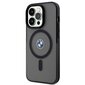 Etui BMW BMHMP14XDSLK iPhone 14 Pro Max 6.7" czarny|black hardcase Signature MagSafe cena un informācija | Telefonu vāciņi, maciņi | 220.lv