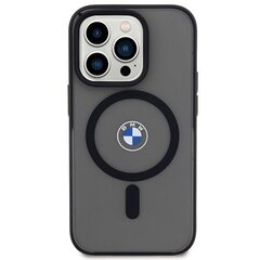 Etui BMW BMHMP14XDSLK iPhone 14 Pro Max 6.7" czarny|black hardcase Signature MagSafe cena un informācija | Telefonu vāciņi, maciņi | 220.lv