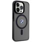 Etui BMW BMHMP14XDSLK iPhone 14 Pro Max 6.7" czarny|black hardcase Signature MagSafe cena un informācija | Telefonu vāciņi, maciņi | 220.lv