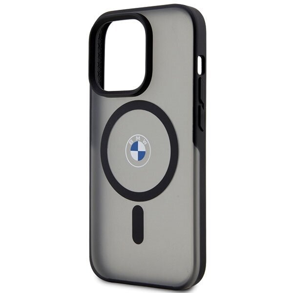 Etui BMW BMHMP14XDSLK iPhone 14 Pro Max 6.7" czarny|black hardcase Signature MagSafe цена и информация | Telefonu vāciņi, maciņi | 220.lv