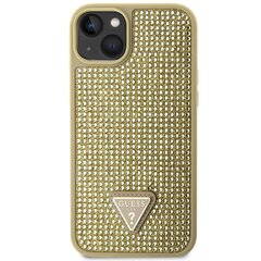 Guess GUHCP14MHDGTPD iPhone 14 Plus 6.7" złoty|gold hardcase Rhinestone Triangle цена и информация | Чехлы для телефонов | 220.lv