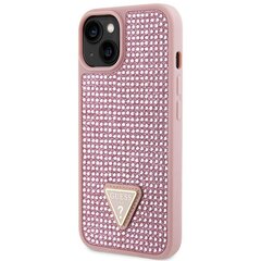 Guess GUHCP14MHDGTPP iPhone 14 Plus 6.7" różowy|pink hardcase Rhinestone Triangle cena un informācija | Telefonu vāciņi, maciņi | 220.lv