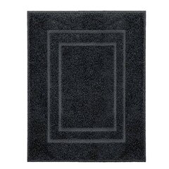 430242 Kleine Wolke pirts paklājs "Plaza" 60x80cm melns cena un informācija | Vannas istabas aksesuāri | 220.lv