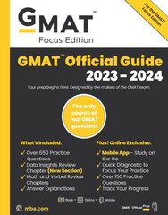 GMAT Official Guide 2023-2024: Book plus Online Question Bank cena un informācija | Sociālo zinātņu grāmatas | 220.lv