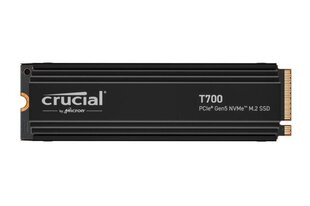 SSD|CRUCIAL|T700|4TB|M.2|PCIE|NVMe|TLC|Скорость записи 11800 МБайт/с|Скорость чтения 12400 МБайт/с|TBW 2400 TB|CT4000T700SSD5 цена и информация | Внутренние жёсткие диски (HDD, SSD, Hybrid) | 220.lv