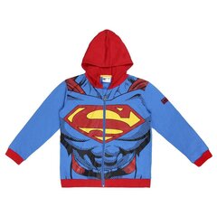Bērnu Sporta Krekls ar Kapuci Superman Zils cena un informācija | Karnevāla kostīmi, maskas un parūkas | 220.lv