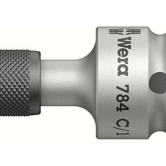 Wera 784 C 1/2" adapteris 1/4" sešstūra skrūvgriežu uzgaļiem cena un informācija | Rokas instrumenti | 220.lv