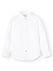 BOBOLI Linen With Long Sleeves White 520237575 цена и информация | Рубашки для мальчиков | 220.lv