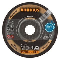 Griešanas disks XT38 125x1x22,23 mm cena un informācija | Rokas instrumenti | 220.lv