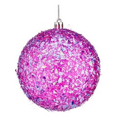 Ёлочные шарики Ø 10 cm 6 штук Фиолетовый цена и информация | Рождественские украшения | 220.lv