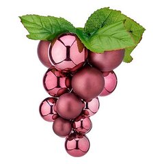 Ёлочные шарики Большой виноград Розовый Пластик цена и информация | Рождественские украшения | 220.lv