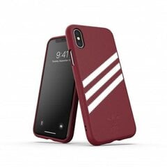 Adidas OR Moulded PU Suede iPhone X|XS burgundowy|collegiate burgundy 33282 цена и информация | Чехлы для телефонов | 220.lv