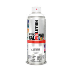 Аэрозольная краска Pintyplus Evolution RAL 9010 300 ml сатин Pure White цена и информация | Краска | 220.lv