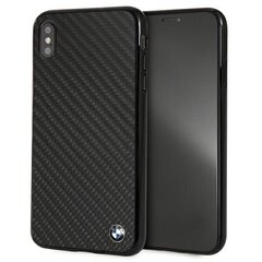 Etui hardcase BMW BMHCI65MBC iPhone Xs Max czarny|black Siganture-Carbon цена и информация | Чехлы для телефонов | 220.lv