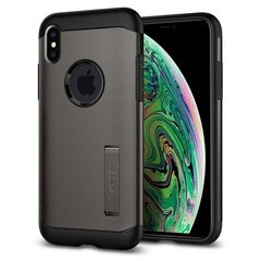 Spigen Slim Armor iPhone Xs Max gun meta l 065CS25153 цена и информация | Чехлы для телефонов | 220.lv