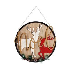 Zīme Noel Ziemeļbrieži Metāls Koks MDF (29 x 1 x 29 cm) цена и информация | Рождественские украшения | 220.lv