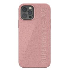 SuperDry Snap iPhone 12|12 Pro Compostab le Case różowy|pink 42621 цена и информация | Чехлы для телефонов | 220.lv