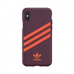Adidas OR Moulded PU iPhone X|XS bordowo-pomarańczowy|maroon-orange 40561 цена и информация | Чехлы для телефонов | 220.lv
