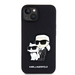 Karl Lagerfeld PU Saffiano Monogram Book Case for iPhone 13 Black цена и информация | Чехлы для телефонов | 220.lv