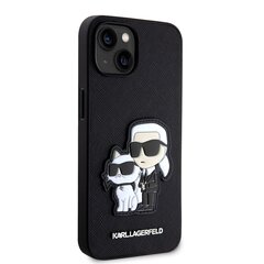 Karl Lagerfeld PU Saffiano Monogram Book Case for iPhone 13 Black цена и информация | Чехлы для телефонов | 220.lv