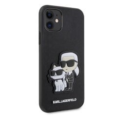 Karl Lagerfeld Sequins Reversible Case for iPhone 11 Black|Silver цена и информация | Чехлы для телефонов | 220.lv