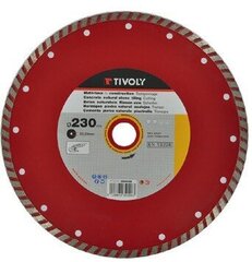 Dimanta disks Tivoly turbo 230x22,2mm cena un informācija | Rokas instrumenti | 220.lv